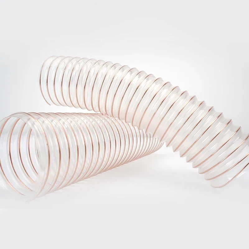 Quid sunt specifica applications de ferro filum roborati PU Aeris ducts?